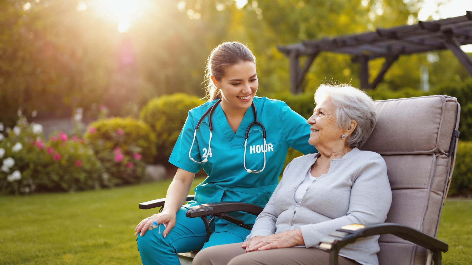 caregiver assisting senior woman with daily home tasks in Springfield NJ