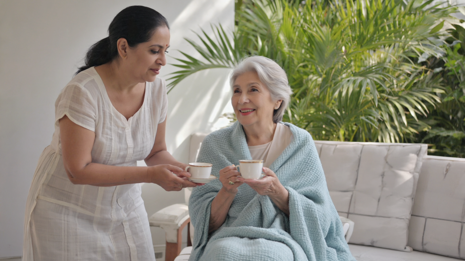 Compassionate 24-hour home care aide supporting a senior at home in Scotch Plains, NJ.