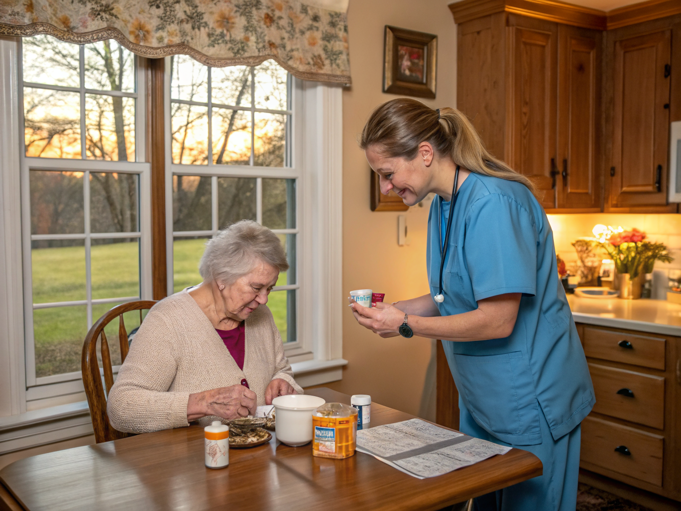 24-Hour Home Care aide with a senior in Flemington NJ Hunterdon County