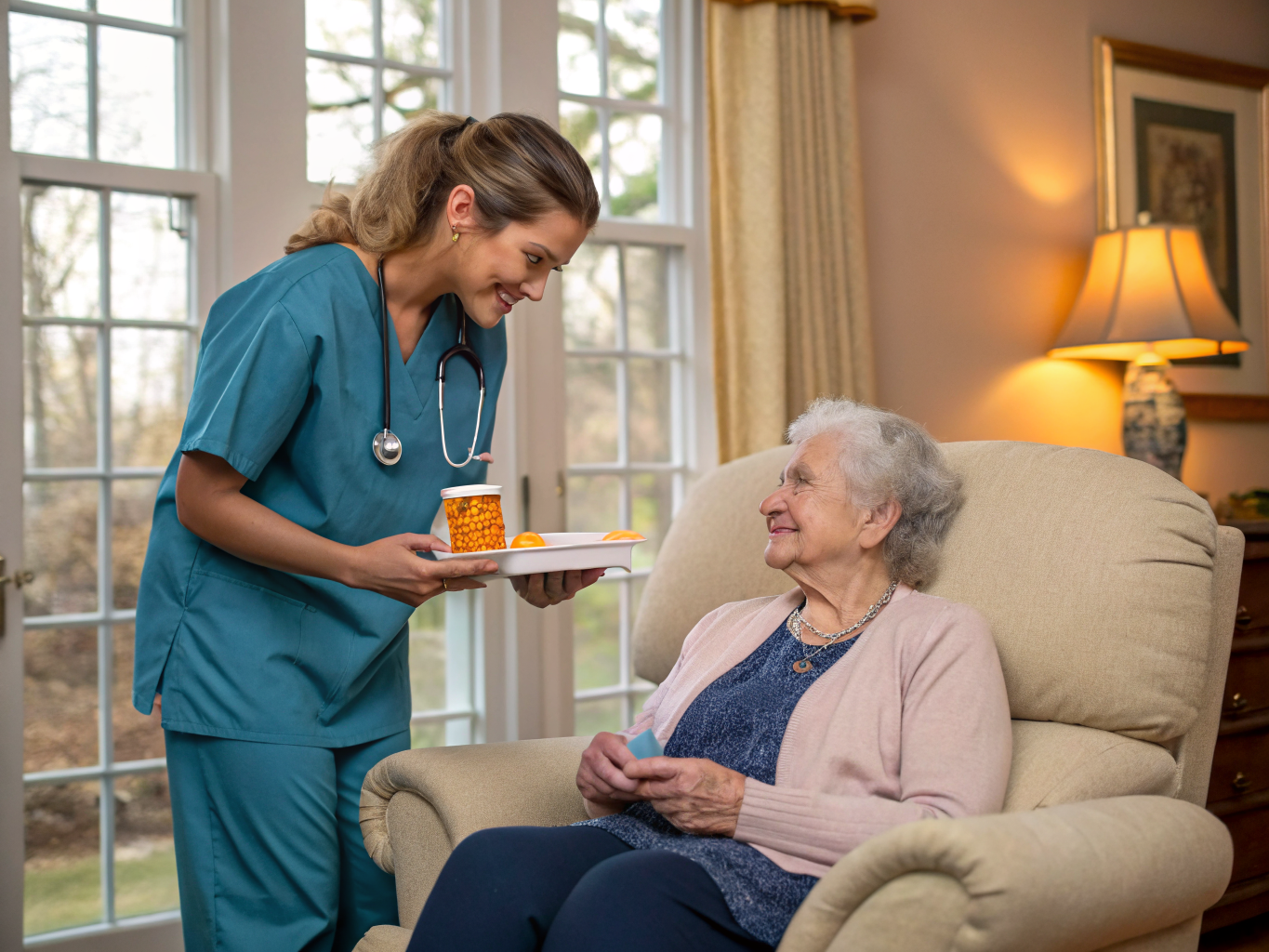 24-Hour Home Care aide with a senior in Freehold NJ Monmouth County