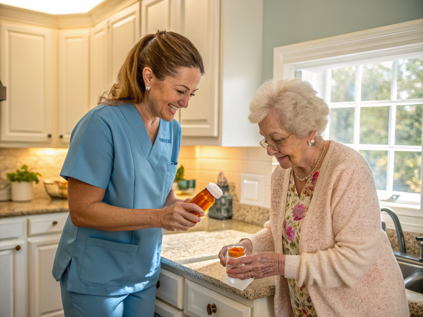 arthritis care aide with a senior in Toms River NJ Ocean County