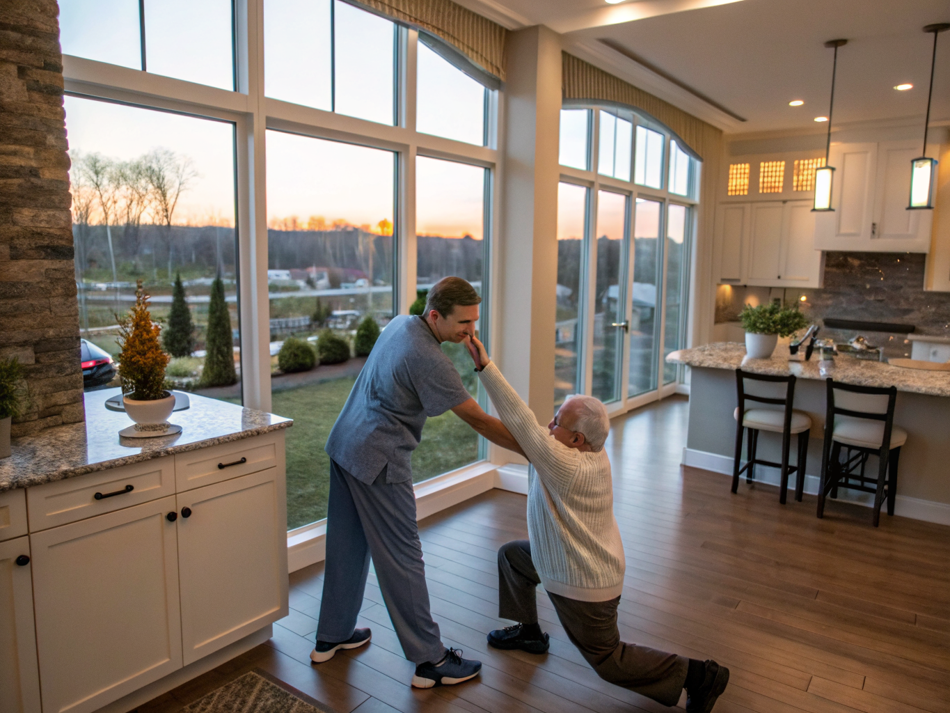 Home health aide providing care at Paris Square in Bergen County Bergen County NJ