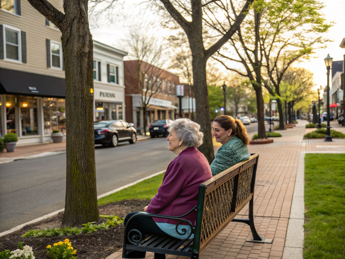 Home health aide providing care at The Kentshire in Midland Park Bergen County NJ