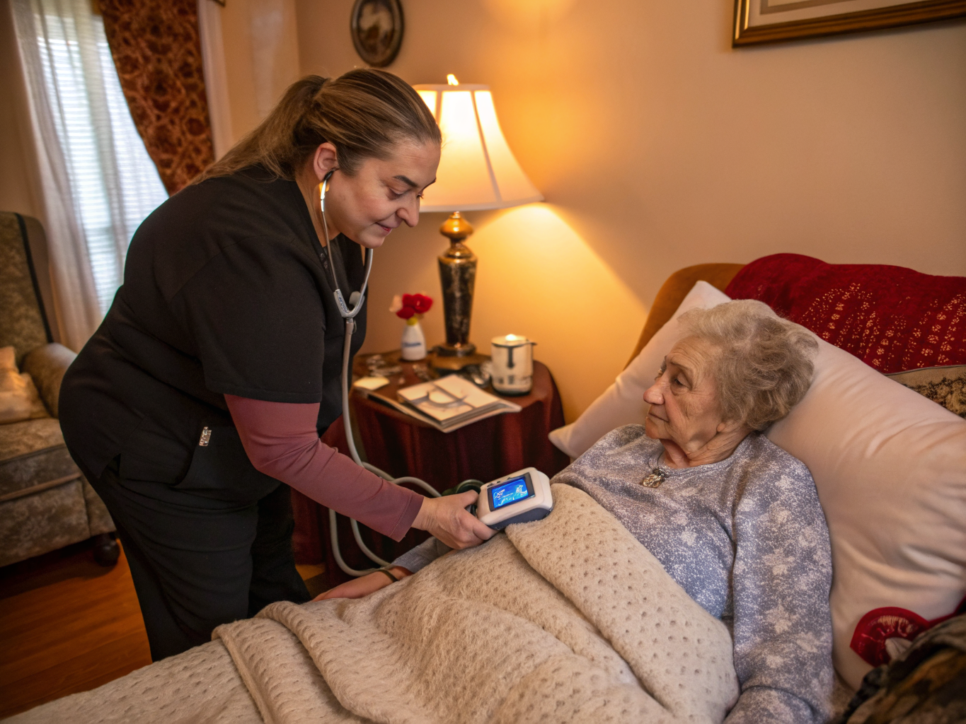 Cardiac care aide with a senior in Hackensack NJ Bergen County