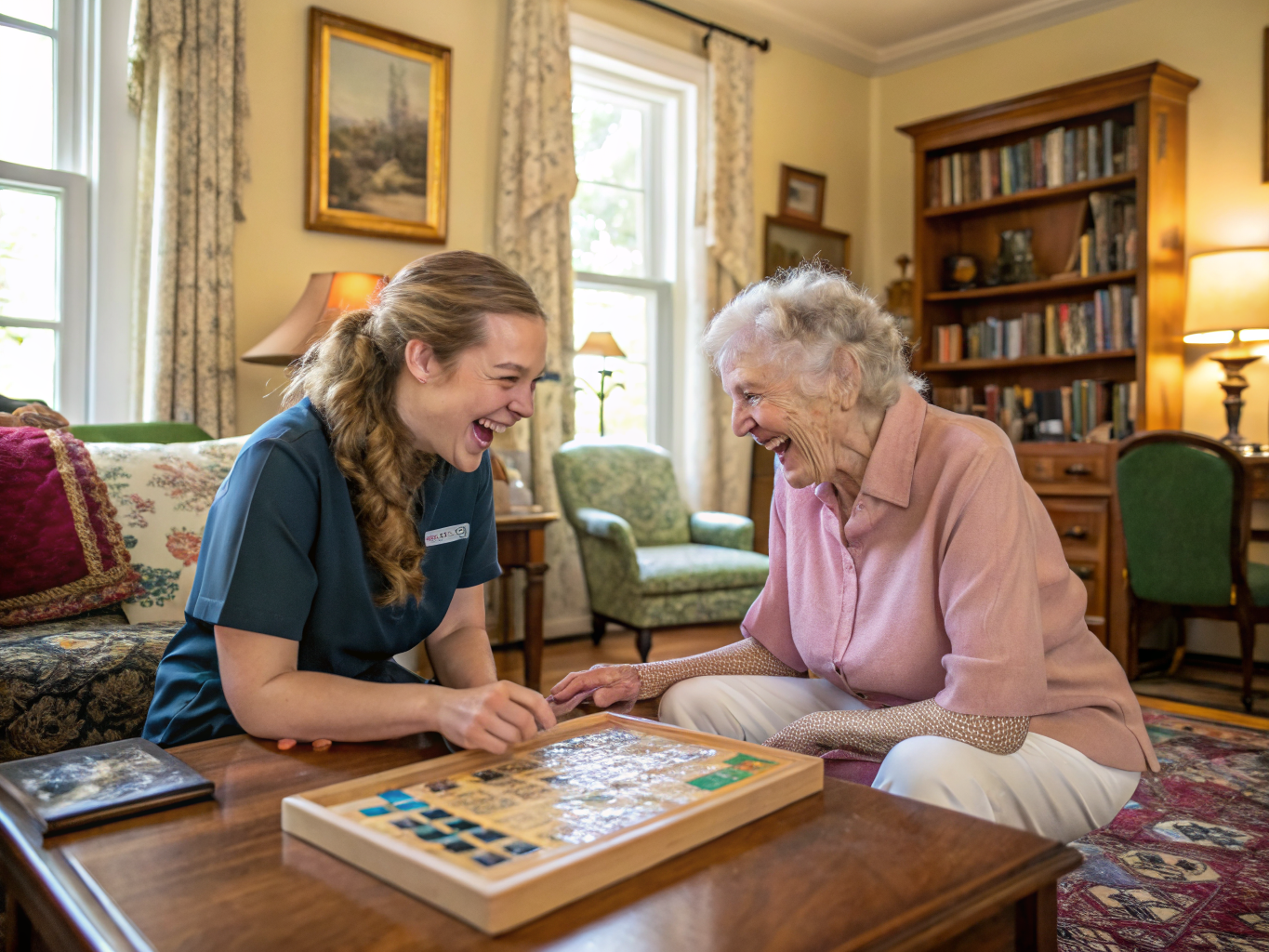 Companion Care aide with a senior in Montclair NJ Essex County