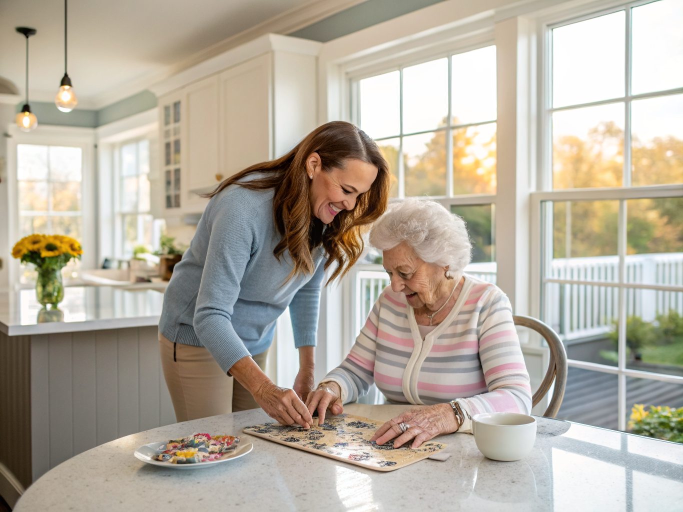 Companion Care aide with a senior in Parsippany NJ Morris County