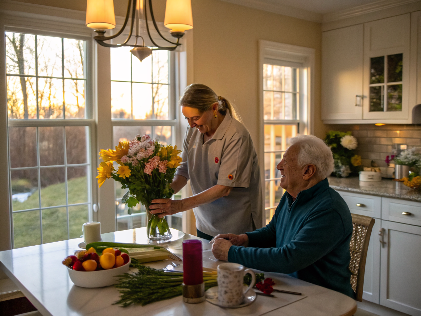 Companion Care aide with a senior in Princeton NJ Mercer County