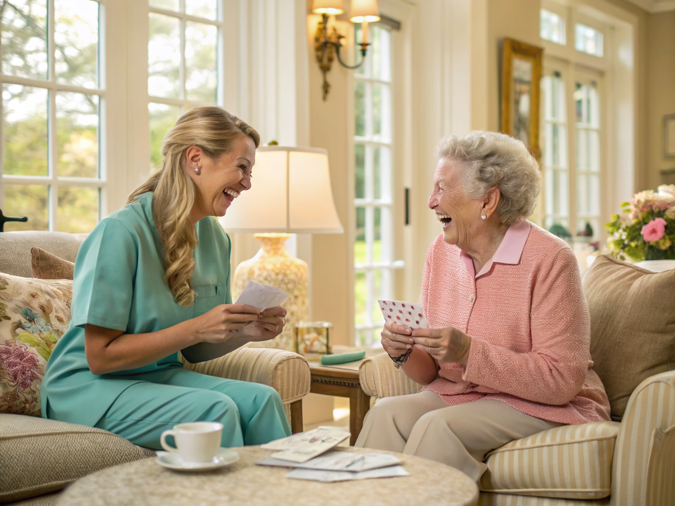 Companion Care aide with a senior in Summit NJ Union County
