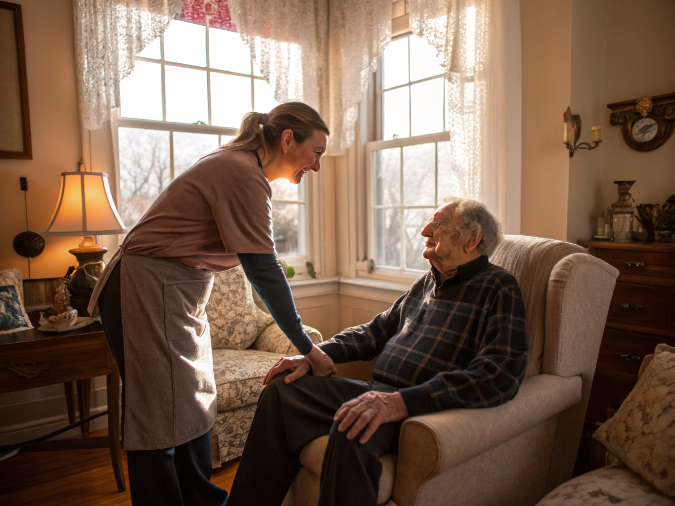 Dementia Care aide with a senior in Ridgewood NJ Bergen County