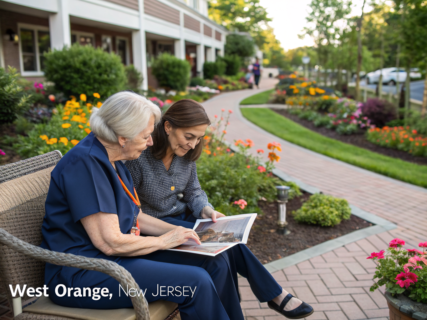 Home health aide providing care at Arden Courts West Orange in West Orange Essex County NJ