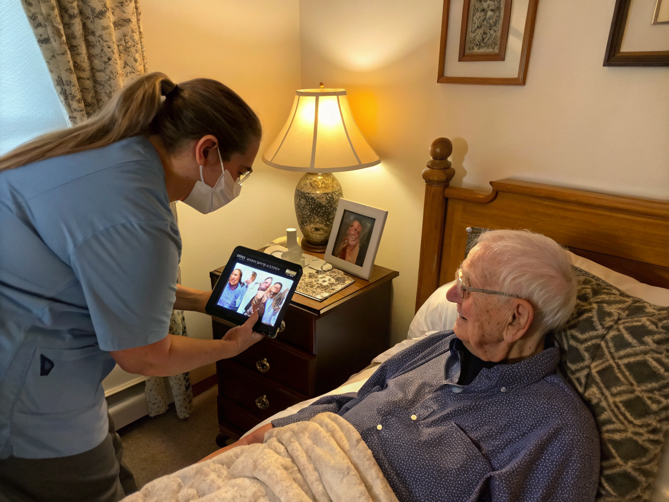 Home health aide providing care at Brookdale West Orange in West Orange Essex County NJ