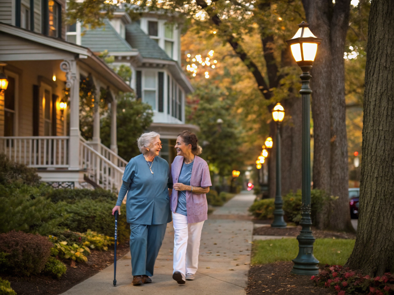 Home health aide providing care at Glen Ridge Senior Residences in Glen Ridge Essex County NJ