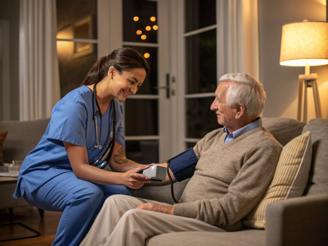 24-hour home care near Hackensack University Medical Center NJ — nighttime vital sign monitoring