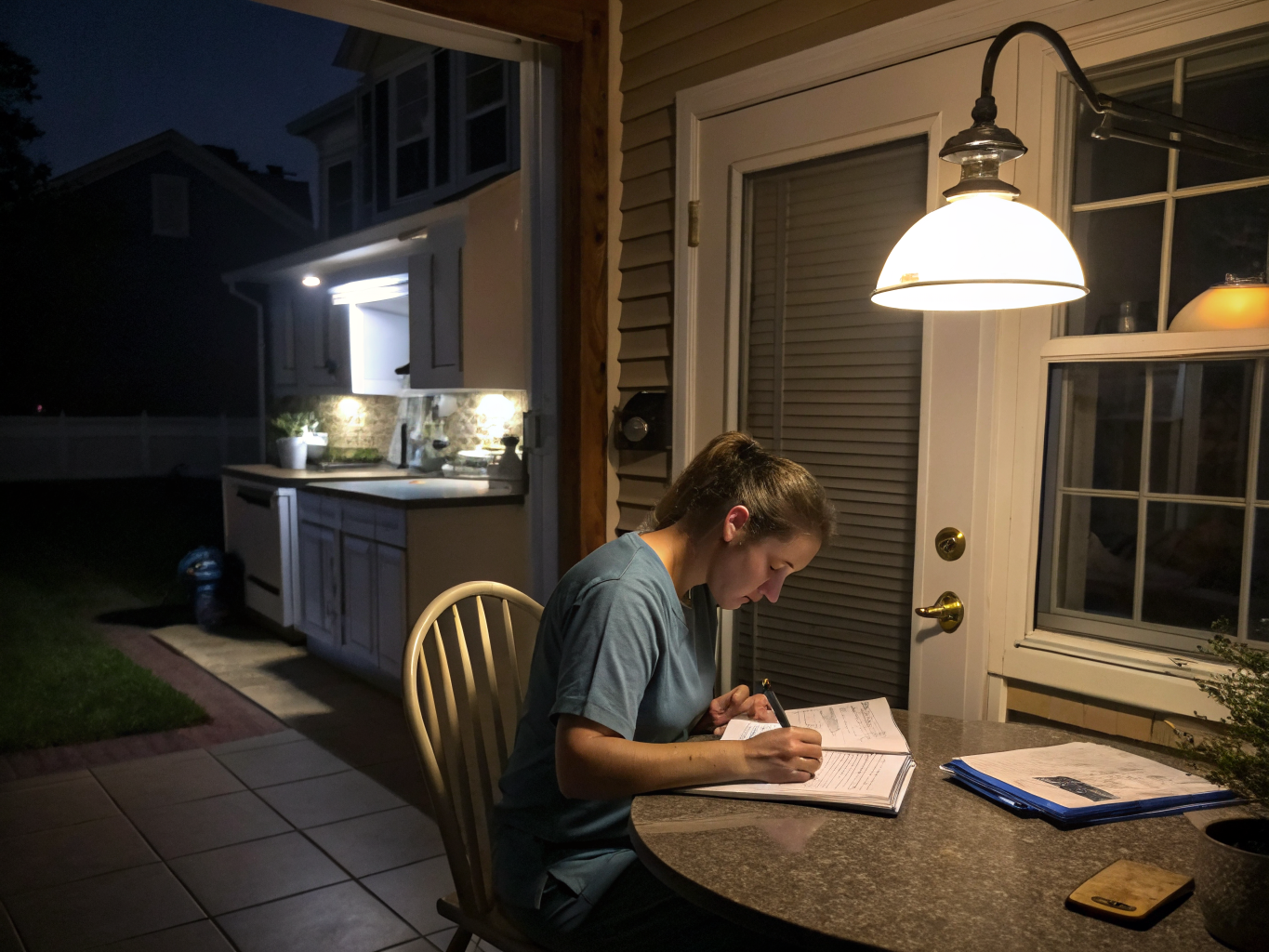 Overnight care documentation near Hackensack NJ — night caregiver shift notes