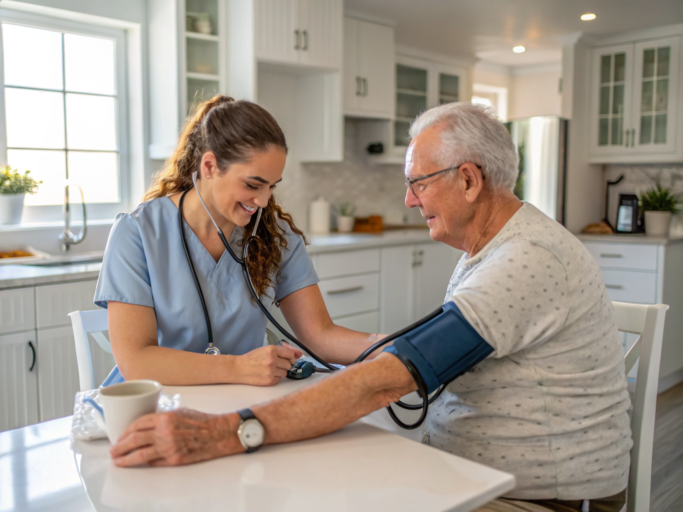 Certified home health aide near Hackensack Meridian NJ — blood pressure monitoring