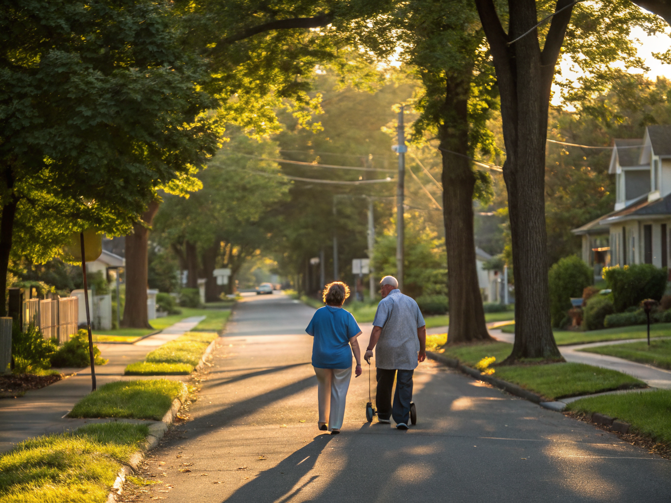 Home health aide assisting a senior resident in Lincoln Park NJ Morris County