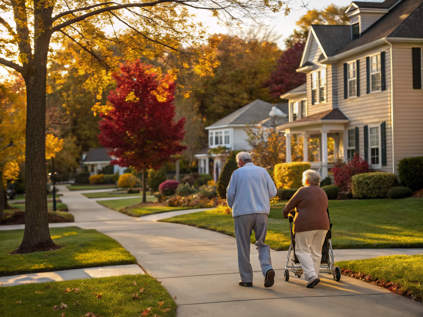 Home health aide assisting a senior in Bridgewater NJ Somerset County