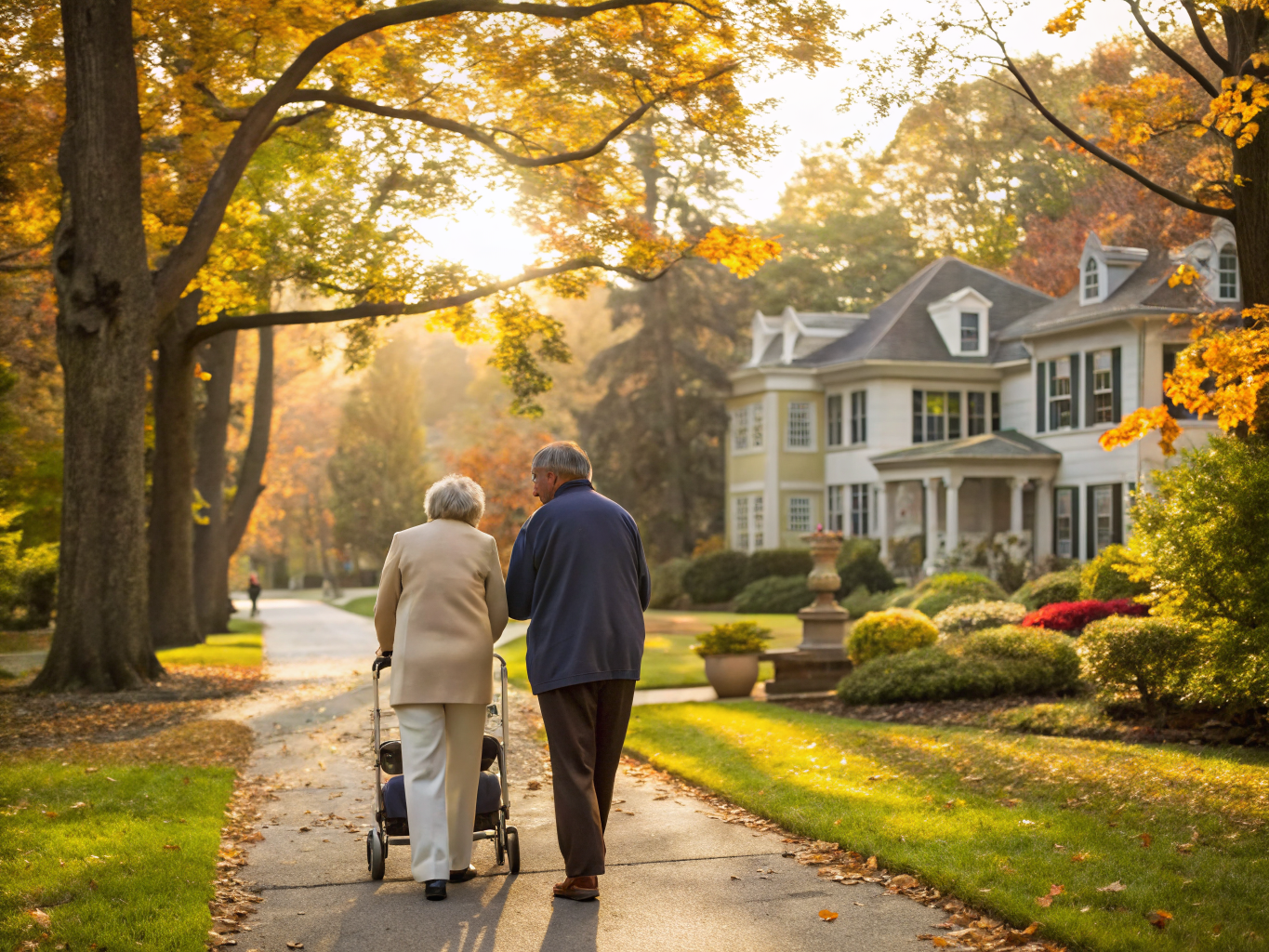 Home health aide assisting a senior in Princeton NJ Mercer County