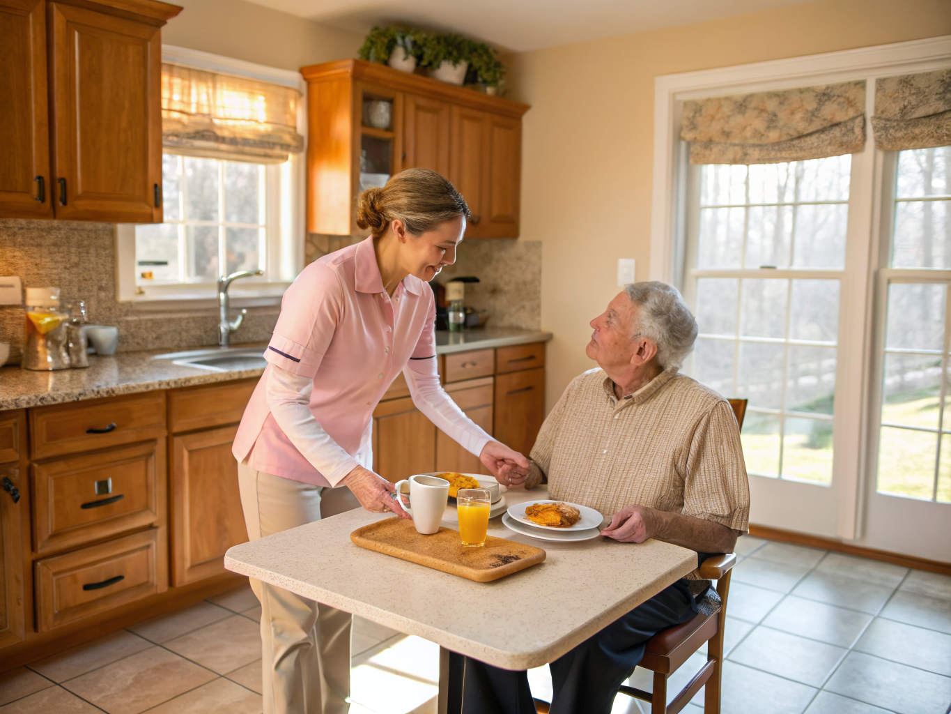 Live-In Care aide with a senior in Denville NJ Morris County
