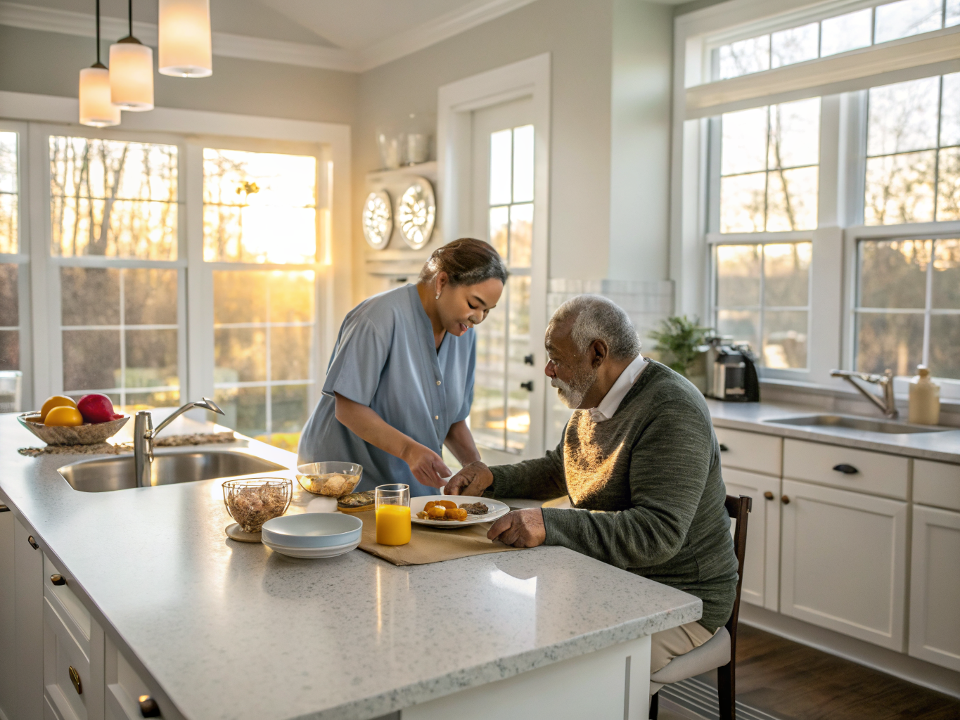 Live-In Care aide with a senior in Edison NJ Middlesex County