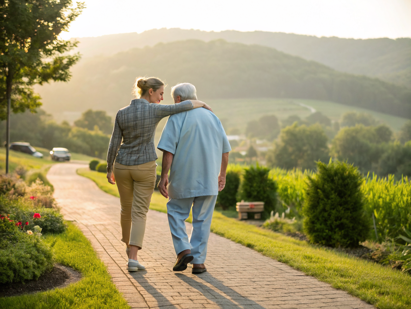 Home health aide providing live-in care for a senior in Flemington NJ Hunterdon County