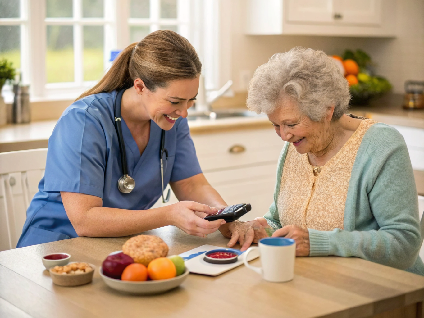 Managing Diabetes at Home: A Caregiver's Complete Guide — 24 HOUR Home Care NJ