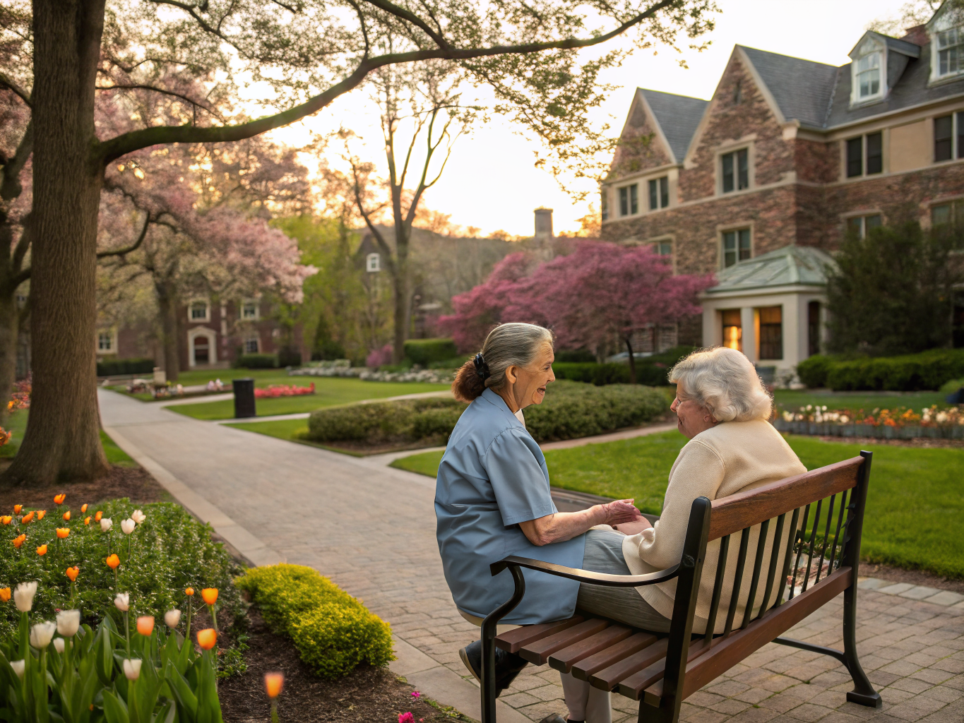 Home health aide providing care at Princeton Senior Resource Center Area Housing in Princeton Mercer County NJ