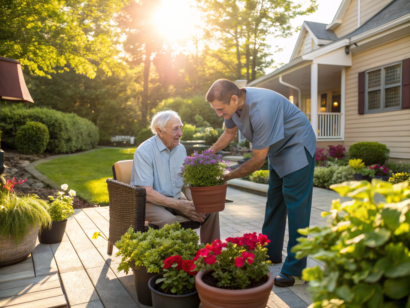 Home health aide at North Brunswick Senior Community in North Brunswick Middlesex County NJ