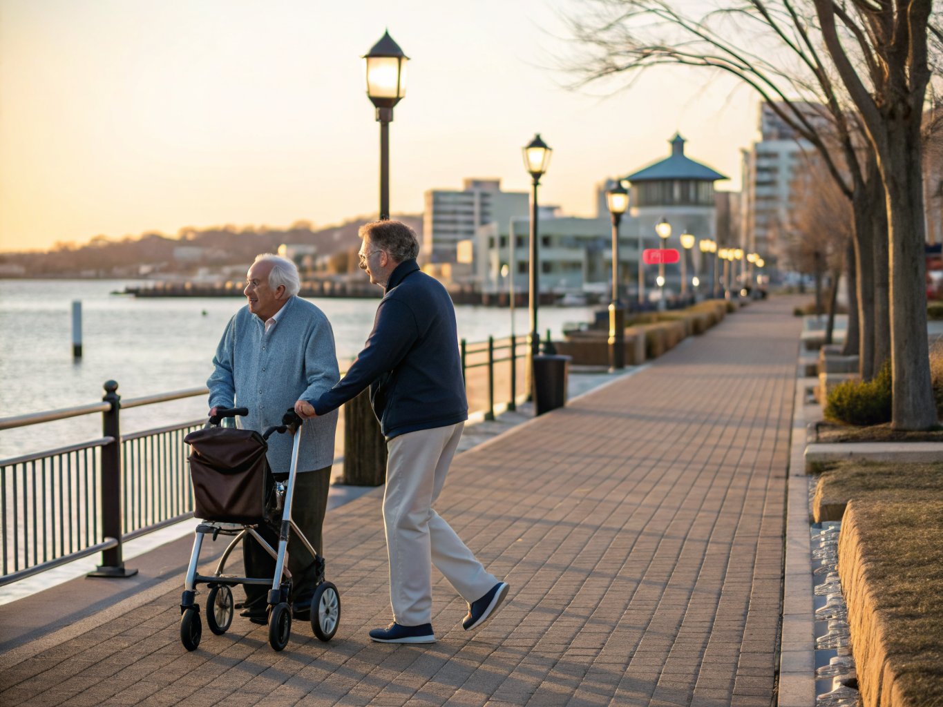 Home health aide providing care at Baypointe at Keyport in Keyport Monmouth County NJ