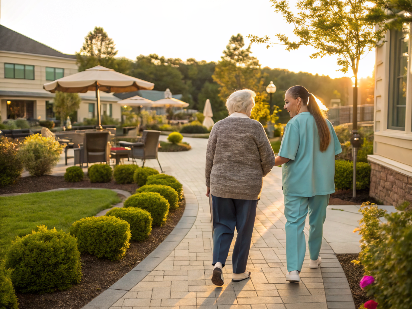 Home health aide providing care at Brandywine The Gables in Monmouth County Monmouth County NJ