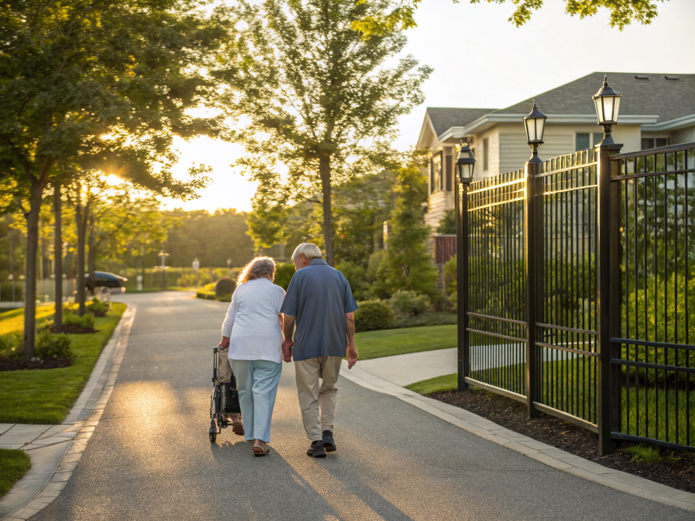 Home health aide providing care at Marlboro Greens in Marlboro Monmouth County NJ