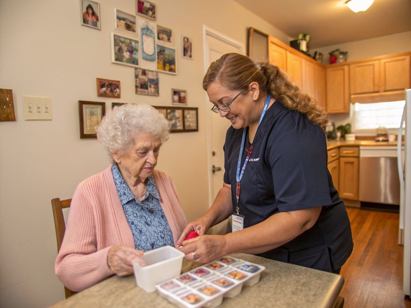 Home health aide providing care at Monmouth County Senior Independent Housing in Monmouth County Monmouth County NJ