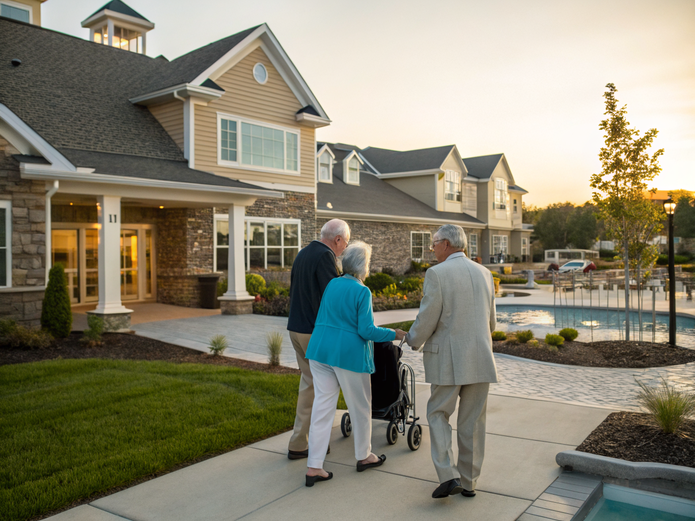 Home health aide providing care at Regency at Allaire in Wall Township Monmouth County NJ