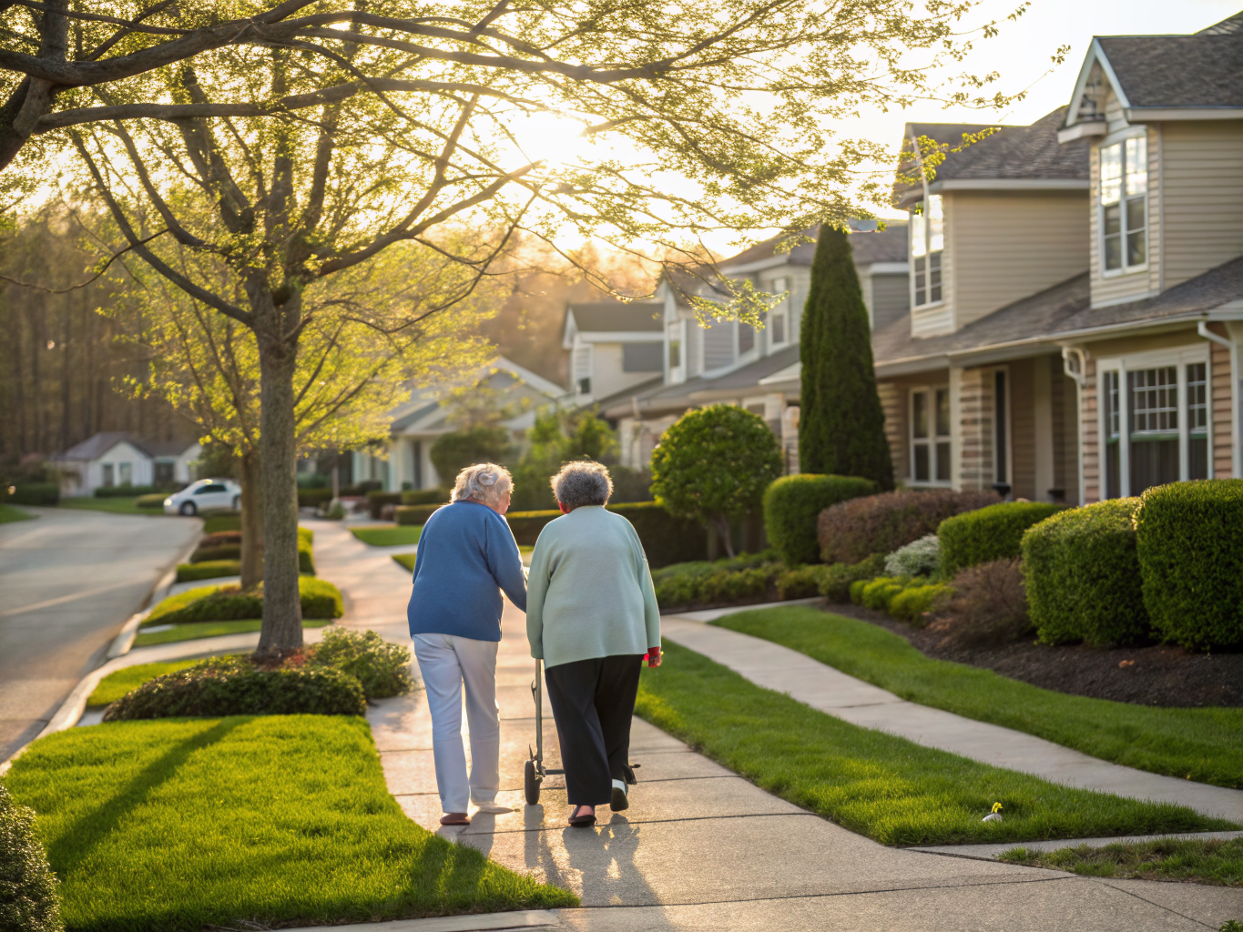 Home health aide providing care at Rosemont Estates in Marlboro Monmouth County NJ