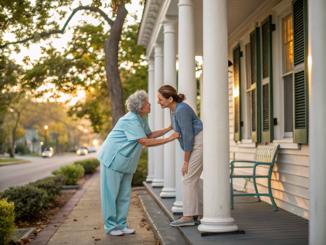 Home health aide providing care in Freehold Monmouth County NJ