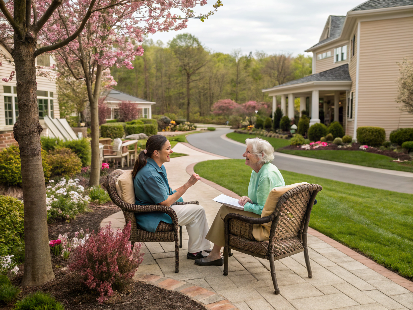 Home health aide at The Chelsea at Montville in Montville Township Morris County NJ