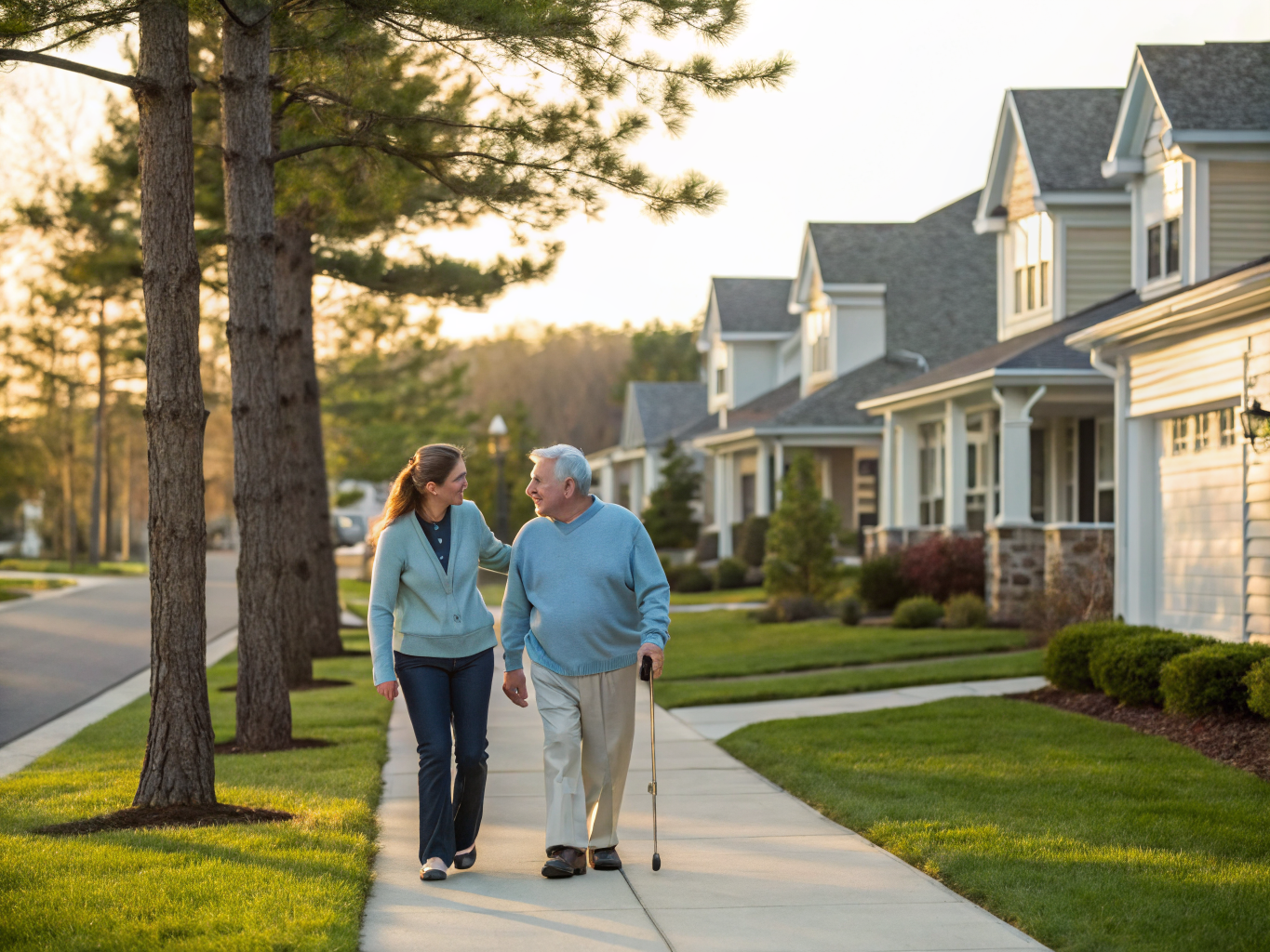 Home health aide providing care at Country Walk at Lake Ridge in Whiting Ocean County NJ