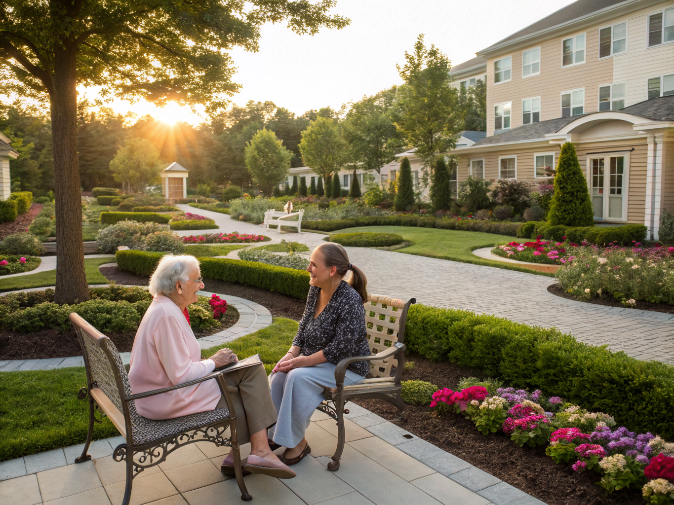 Home health aide providing care at Crestwood Manor in Whiting Ocean County NJ