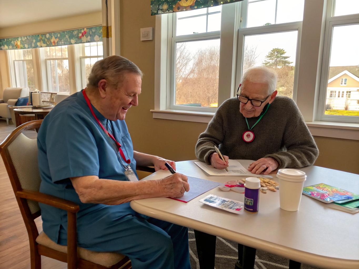 Home health aide providing care at Crestwood Village 3 in Whiting Ocean County NJ