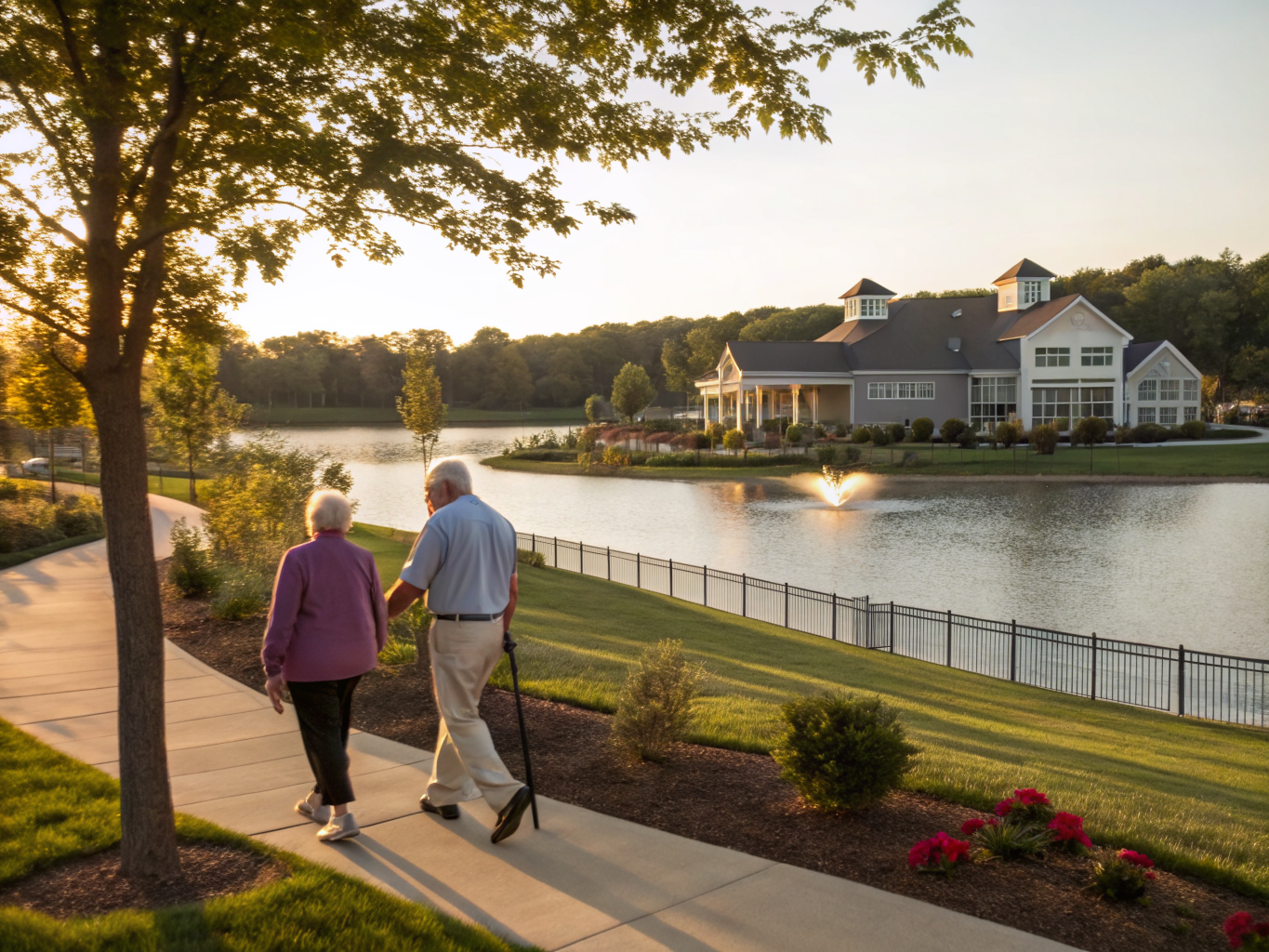 Home health aide providing care at Four Seasons at Metedeconk Lakes in Jackson Ocean County NJ