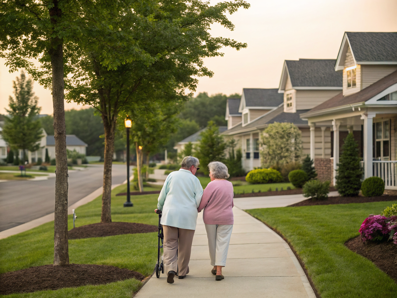Home health aide providing care at Whiting Station at Crestwood in Whiting Ocean County NJ