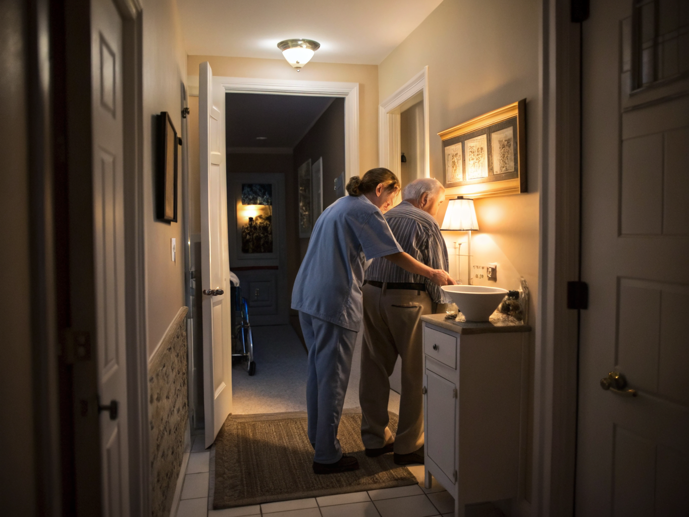 Overnight Care aide with a senior in Middletown NJ Monmouth County