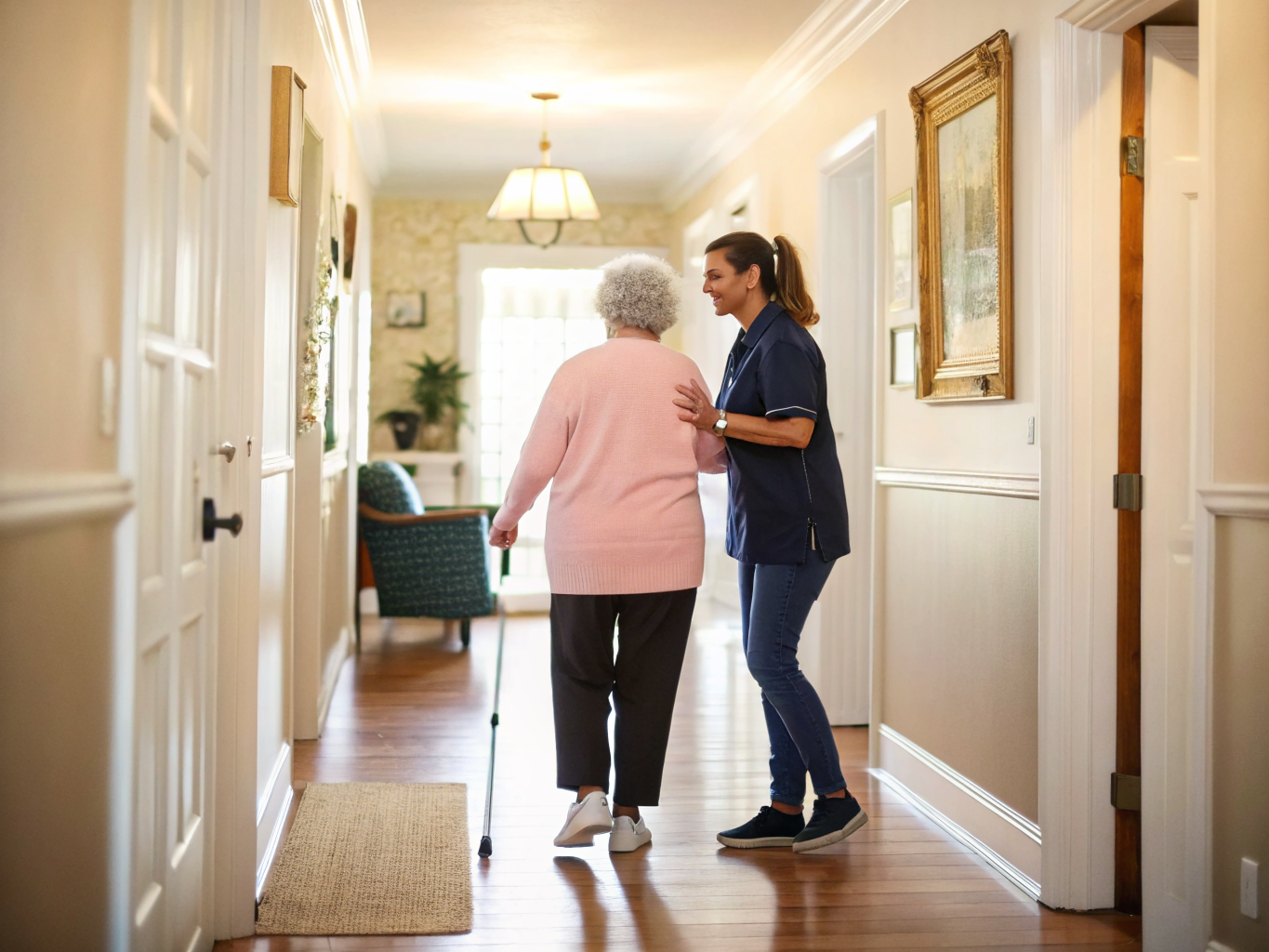 Parkinson's care aide with senior in Livingston NJ Essex County