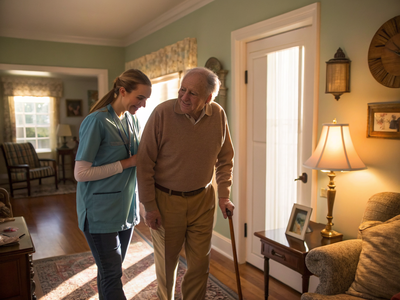 Parkinson's care aide with senior in Morristown NJ Morris County