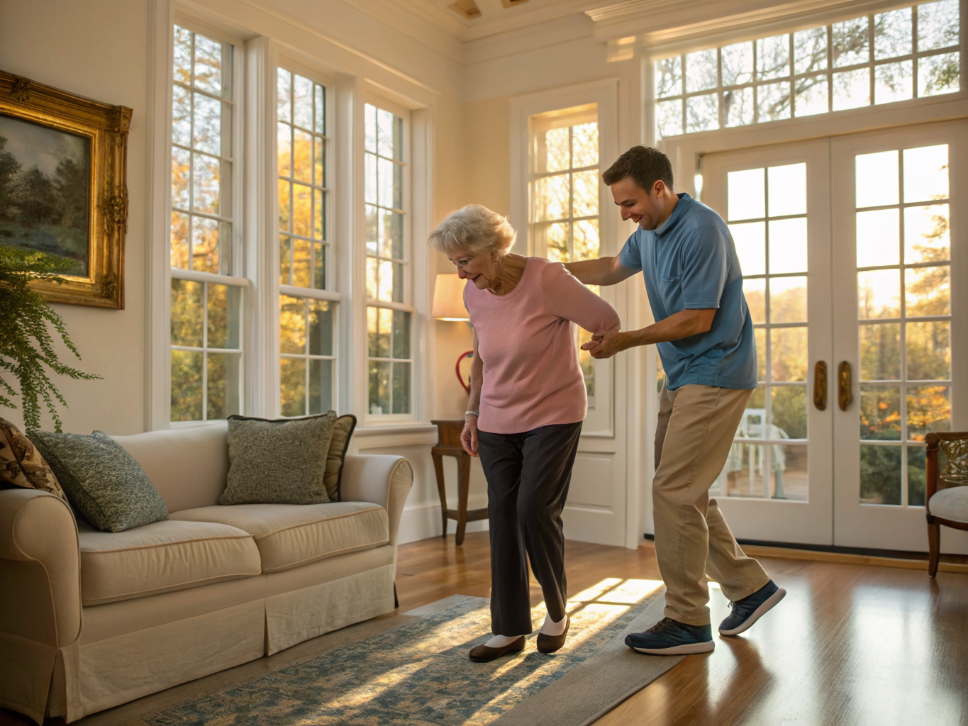 Parkinson's care aide with senior in Princeton NJ Mercer County