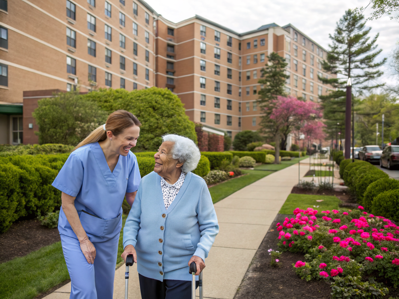 Home health aide providing care at Chestnut Hill Residence in Passaic Passaic County NJ