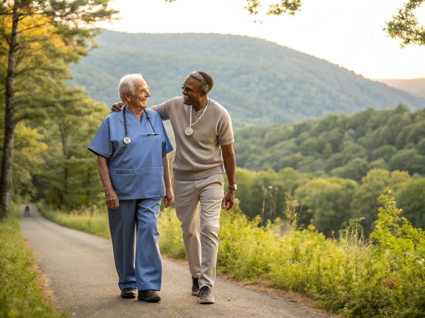Home health aide providing care at Ringwood Senior Residences in Ringwood Passaic County NJ