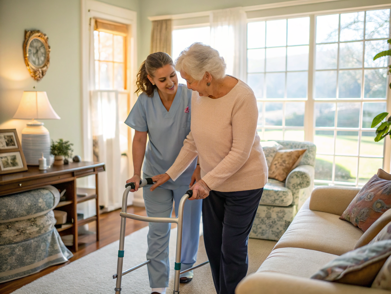 Post-Surgery Care aide with a senior in Flemington NJ Hunterdon County
