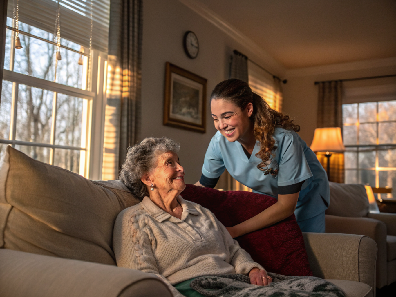 Respite Care aide with a senior in Livingston NJ Essex County