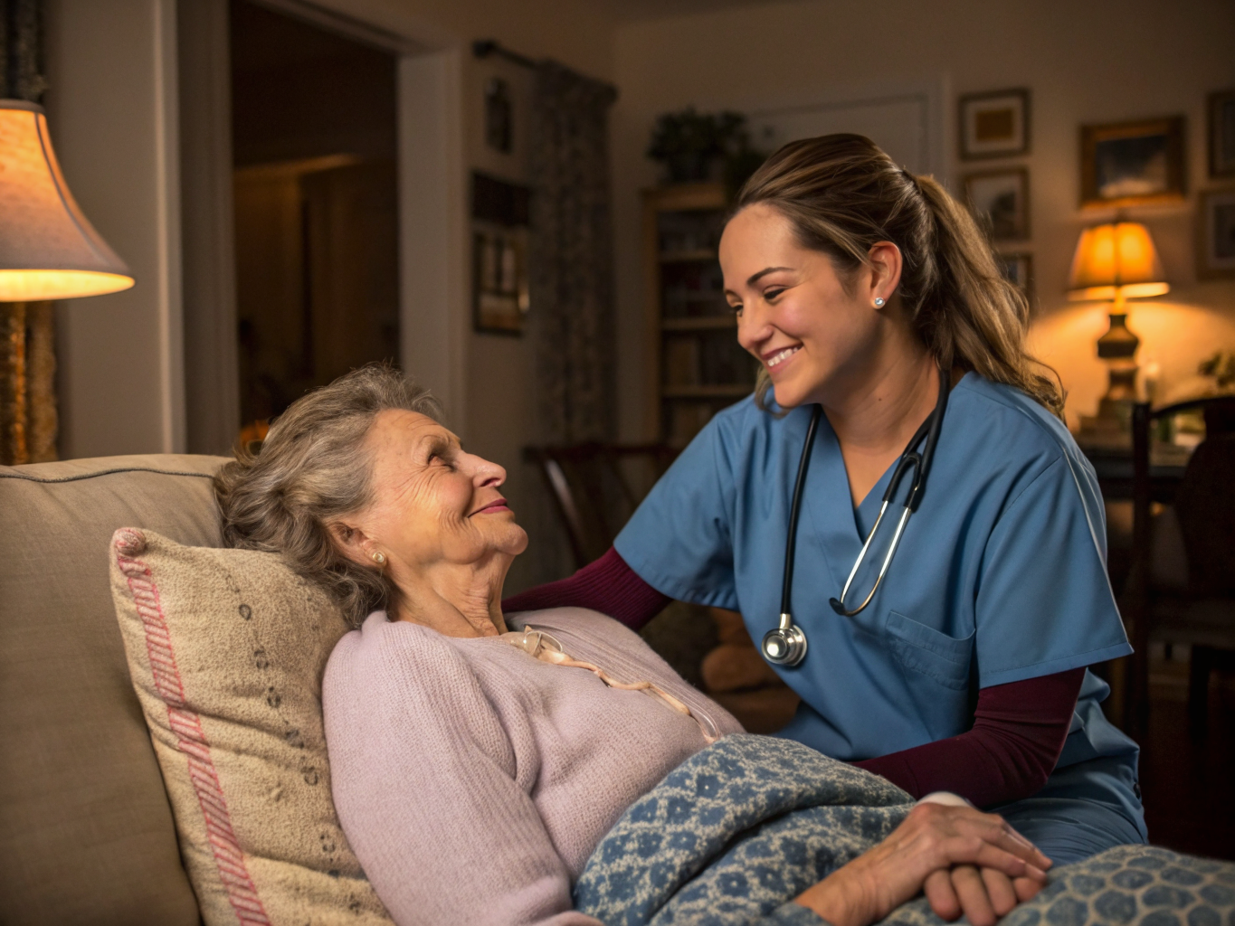 Respite care aide providing family caregiver relief in Middletown NJ Monmouth County